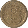  Франция. 2 франка 1939 год. 