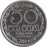  Шри-Ланка. 50 центов 2004 год. 
