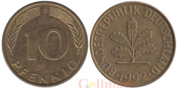 ФРГ. 10 пфеннигов 1992 год. (G)