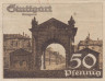  Бона. Германия. Штутгарт 50 пфеннигов 1921 год. Арка. Нотгельд. (VF) 