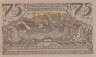  Бона. Германия. Обераммергау 75 пфеннигов 1921 год. Нотгельд. (XF) 