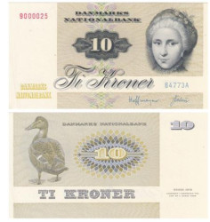 Бона. Дания 10 крон 1977 год. Катрин София Кирхгоф. (Пресс)