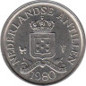  Нидерландские Антильские острова. 10 центов 1980 год. Герб. 