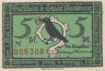  Бона. Германия. Мерзебург 5 пфеннигов 1921 год. Нотгельд. (XF) 