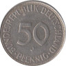  ФРГ. 50 пфеннигов 1971 год. (J) 