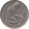  ФРГ. 50 пфеннигов 1971 год. (J) 