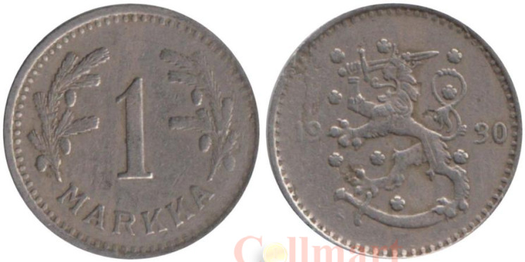  Финляндия. 1 марка 1930 год. 