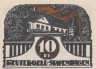  Бона. Германия. Штавенхаген 10 пфеннигов 1921 год. Нотгельд. (XF) 