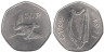  Ирландия. 50 пенсов 1971 год. Вальдшнеп. 