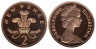  Великобритания. 2 новых пенса 1980 год. (Proof) 