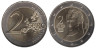  Австрия. 2 евро 2010 год. Берта фон Зутнер. 