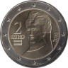  Австрия. 2 евро 2010 год. Берта фон Зутнер. 
