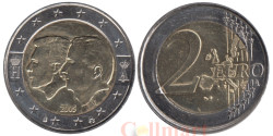 Бельгия. 2 евро 2005 год. Бельгийско-Люксембургский экономический союз.