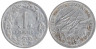 Центральная Африка (BEAC). 1 франк 1982 год. Антилопы. 