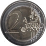  Германия. 2 евро 2019 год. 30 лет падению Берлинской стены. (F) 