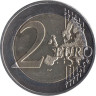  Эстония. 2 евро 2012 год. 10 лет наличному обращению евро. 