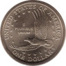  США. 1 доллар Сакагавея 2005 год. Орел. (D) 