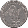  Западная Африка (BCEAO). 100 франков 2009 год. Пилорылый скат. 