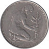  ФРГ. 50 пфеннигов 1974 год. (J) 