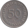  ФРГ. 50 пфеннигов 1974 год. (J) 