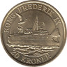  Дания. 20 крон 2012 год. Паром Король Фредерик IX. (корабли) 