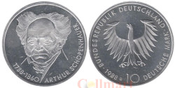 Германия (ФРГ). 10 марок 1988 год. 200 лет со дня рождения Артура Шопенгауэра.