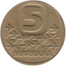  Финляндия. 5 марок 1982 год. Ледокол Урхо. 