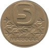  Финляндия. 5 марок 1982 год. Ледокол Урхо. 