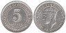  Малайя. 5 центов 1939 год. 