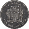  Ямайка. 10 долларов 2008 год. Джордж Гордон-национальный герой. 