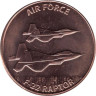  США. Унция меди. Раптор F-22. 