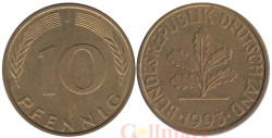 ФРГ. 10 пфеннигов 1993 год. (J)