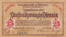  Бона. Германия. Остерхольц 25 пфеннигов 1921 год. Нотгельд желтый. (XF) 