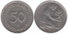  ФРГ. 50 пфеннигов 1975 год. (D) 
