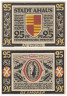  Бона. Германия. Ахаус 25 пфеннигов 1921 год. Нотгельд. (XF) 