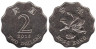  Гонконг. 2 доллара 2013 год. 