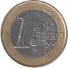  Нидерланды. 1 евро 1999 год. 