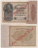  Бона. Веймарская республика 1 миллиард (1.000.000.000) марок 1923 год. Надпечатка на 1000 марок 1922 года. (VF) 