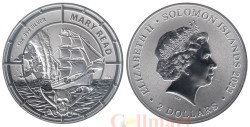 Соломоновы острова. 2 доллара 2022 год. Королева пиратов - Мэри Рид.