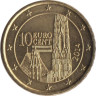  Австрия. 10 евроцентов 2014 год. Собор Святого Стефана в Вене. 