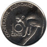  Гайана. 10 центов 1980 год. Беличья обезьяна. 