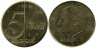  Бельгия. 5 франков 1998 год. BELGIQUE 