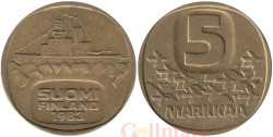 Финляндия. 5 марок 1983 год. Ледокол Урхо. (К)