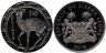  Сьерра-Леоне. 10 долларов 2008 год. Ночные животные - Антилопа (Duiker). 