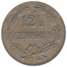  Венесуэла. 12,5 сентимо 1946 год.  