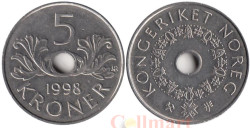 Норвегия. 5 крон 1998 год.