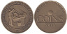  Жетон 2015 год. Coins 2015— VI Международная нумизматическая выставка и конференция в Москве. 
