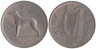  Ирландия. 6 пенсов 1961 год. Ирландский волкодав. 