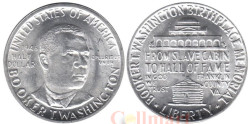 США. 1/2 доллара 1946 год. Букер Талиафер Вашингтон.