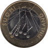  Финляндия. 5 евро 2010 год. Исторические регионы Финляндии - Сатакунта. 